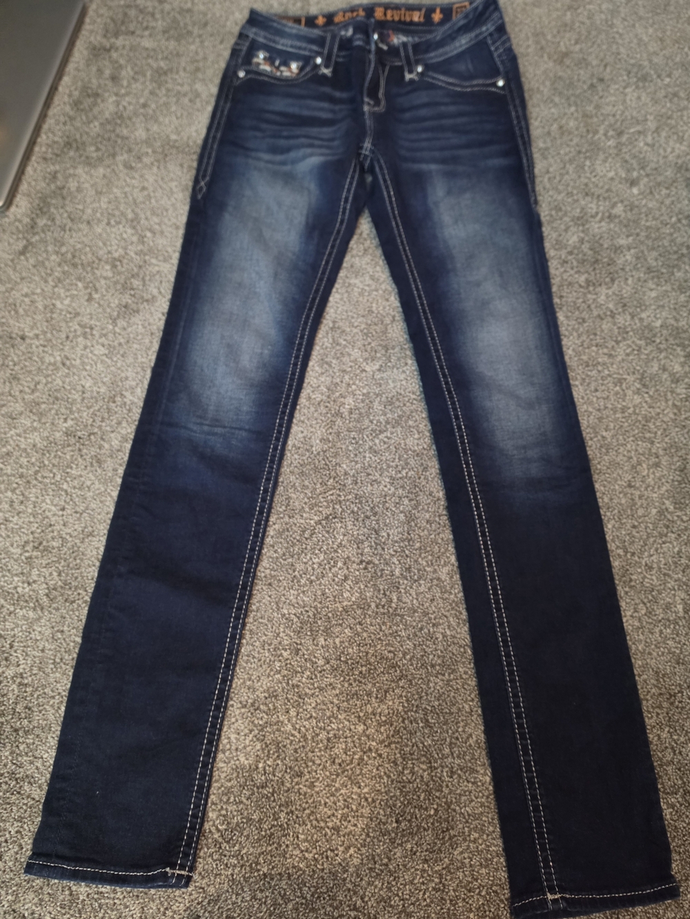 Womens Rock Revival Nicci Mid-Rise Skinny